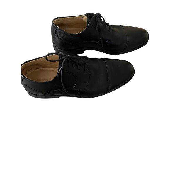 Belvedere Men 13  Studio Oxford Shoes Duke Black Leather Cap Toe Brazil Classic‎ - Picture 8 of 12